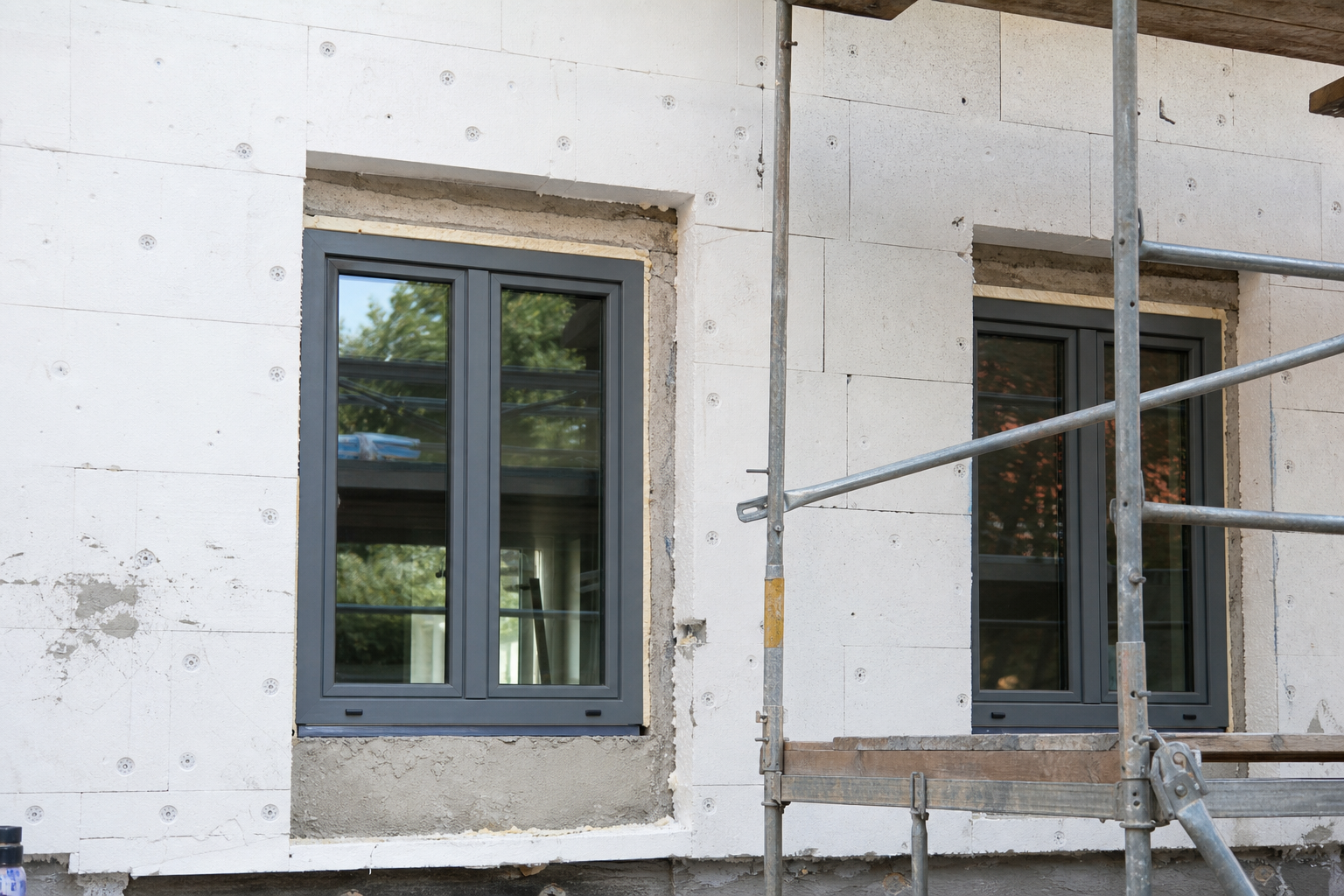 Fenstertausch an WDVS-Fassade