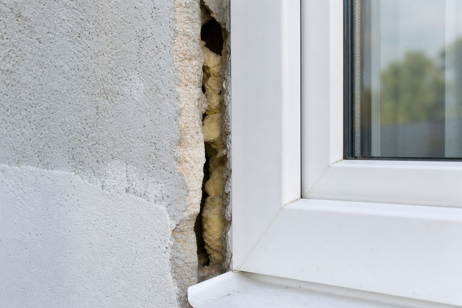Fenstermangel Anschlussfuge